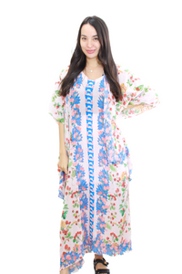 Long Silk Kaftan | Kahlia